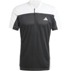 ADIDAS Herren Polo Tennis HEAT.RDY Pro FreeLift Henley, Größe M in Weiß