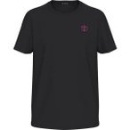 CHIEMSEE T-Shirt mit Kontrastlogo, Größe L in Schwarz
