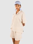 Blue Tomato Patterned Hemd beige stripe Gr. M