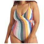 DEDICATED - Women's Wrap Swimsuit Klinte - Badeanzug Gr XS weiß