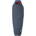 Big Agnes Anvil Horn 30 Daunenschlafsack, Long Left, blue/red