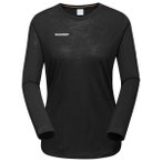 Mammut - Women's Tree Wool Firstlayer Longsleeve - Merinoshirt Gr L schwarz