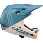 LAZER Full Face - Fahrradhelm  Chase KinetiCore, beige-blau, Größe 52-54 cm in