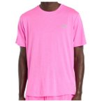New Balance - Athletics Run S/S - Laufshirt Gr S rosa