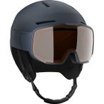 SALOMON Herren Helm HELMET OSMO Dress Blue/UNIV TO, Größe 53/56 in Grau