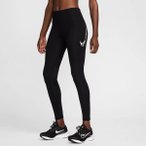NIKE Damen Tights W NK DF FAST MR 7/8 TIGHT SW, Größe XS in Schwarz