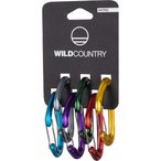 Wild Country Astro Rack Karabiner 6er Pack  Karabiner mehrfarbig Größe One Siz