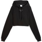 PUMA Damen Kapuzensweat W x HYROX HEAVYWEIGHT HOODIE, Größe M in Schwarz