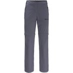 JACK WOLFSKIN Damen Hose GLASTAL ZIP OFF PANTS W, Größe 46/S in Grau