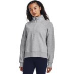 UNDER ARMOUR Damen Rolli UA RIVAL FLEECE HZ, Größe XS in Silber