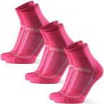 DANISH ENDURANCE Socken Long Distance Quarter, Größe 35/38 in Pink