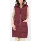 KILLTEC Steppweste GILMOUR LONG VEST, Größe 36 in Rot