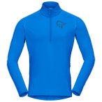 Norrøna - Fjørå Equaliser Long Sleeve Zip Top - Radtrikot Gr S blau