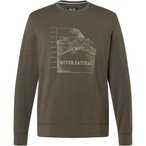 Super.Natural 7 Peaks Crew  Herren  Pullover oliv Größe M Trekking  Hautfreund
