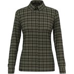 Salewa Fanes Flannel 5 PL  Damen  Blusen oliv Größe S Trekking  Hautfreundlich