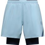 La Sportiva Flow 5" Damen Laufshorts ( Hellblau XS)