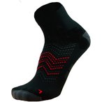 Wapiti Run Oekotec Short GR01   Laufsocken schwarz Größe 36  Trailrunning | La