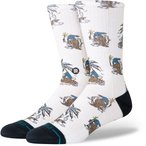 Stance Castaway Crew   Freizeitsocken weiss Größe 43  Trekking  Schnell trockn
