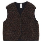 Mazine - Women's Printed Sherpa Vest - Fleeceweste Gr XS schwarz