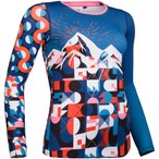 FreiSein BestZeit  Damen  Longsleeves blau Größe XL Trekking  Elastisch