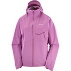 Salomon Bonatti WP  Damen  Regenjacke lila Größe S Trailrunning | Laufen  Wind