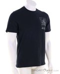 Scott Casual Herren T-Shirt-Schwarz-L