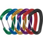 DMM Alpha Wire Colour 6er Pack Karabiner Set  Karabiner mehrfarbig Größe One S