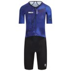 Q36.5 - Dottore Speed TRI Skinsuit Casper Stornes - Radeinteiler Gr M blau/schwa