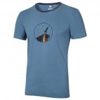 Ocun - Classic T Organic Rainbow Rocket - T-Shirt Gr XXL blau