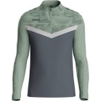 JAKO Herren Pullover Ziptop Iconic, Größe S in Grau