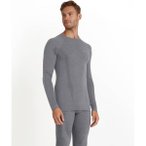 FALKE Herren Unterhemd WT Longsleeve m, Größe 2XL in Grau