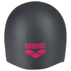 Arena - Long Hair Cap - Badekappe schwarz/rosa