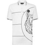 PLEIN SPORT Poloshirt TIGER, Größe XS in Weiß