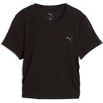 PUMA Damen Shirt W Cloudspun Rib Tee, Größe XS in Schwarz