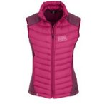 MAUL Damen Weste Sardona Rec XT Steppweste Hybr, Größe 34 in Pink
