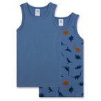 Sanetta - Kid's DP Shirt 336997+336998 - Alltagsunterwäsche Gr 92 blau