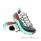 Salomon Genesis Damen Traillaufschuhe-Grün-4,5