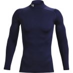 UNDER ARMOUR Herren Shirt UA CG ARMOUR COMP MOCK, Größe L in Blau