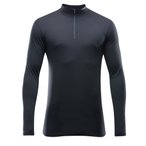 Devold Breeze Half Zip Neck  Herren  Langarm Unterhemden schwarz Größe S Trekk