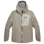 Outdoor Research - Helium UL Jacket - Regenjacke Gr S grau/beige