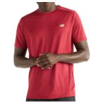 New Balance - Sport Essentials Run S/S - Laufshirt Gr XL rot