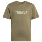 adidas Terrex - Kid's MT Logo Tee - T-Shirt Gr 140 beige/oliv