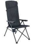 UQUIP - Campingstuhl mit hoher Rückenlehne - Justy XL Seat  - schwarz