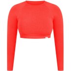 SMILODOX Crop Longsleeve Bethy, Größe M in Rot