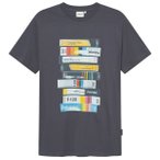 DEDICATED - T-Shirt Stockholm Video Retro - T-Shirt Gr S blau