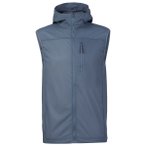 Stoic - NybroSt. Windbreaker Vest with Hood - Windweste Gr S blau