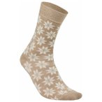 Ivanhoe of Sweden - Women's Wool Sock Snowflake - Merinosocken 35-38 beige