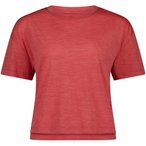 Mons Royale Zephyr Merino Tencel Boxy  Damen  T-Shirts rot Größe L Trekking  H