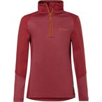 Vaude Livigno Half Zip  Kinder  Pullover rot Größe 104 Trekking  Atmungsaktiv