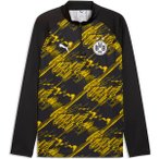 PUMA Herren Shirt BVB Warm Up 1/4 Zip Top, Größe M in Schwarz